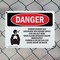 Signmission Carbon Dioxide Gas Discharge Danger Sign, Plastic, 14in W x 10in L, 2PK OS-2PACK-DS-P-1014-L-2412 - alternate 3